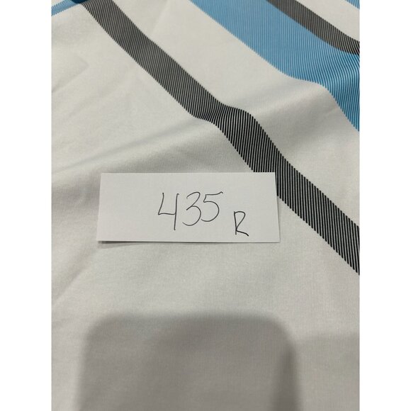 Carnoustie Performance Golf Polo Shirt White Sz Large Plaid Short Sleeve Active - Picture 8 of 9